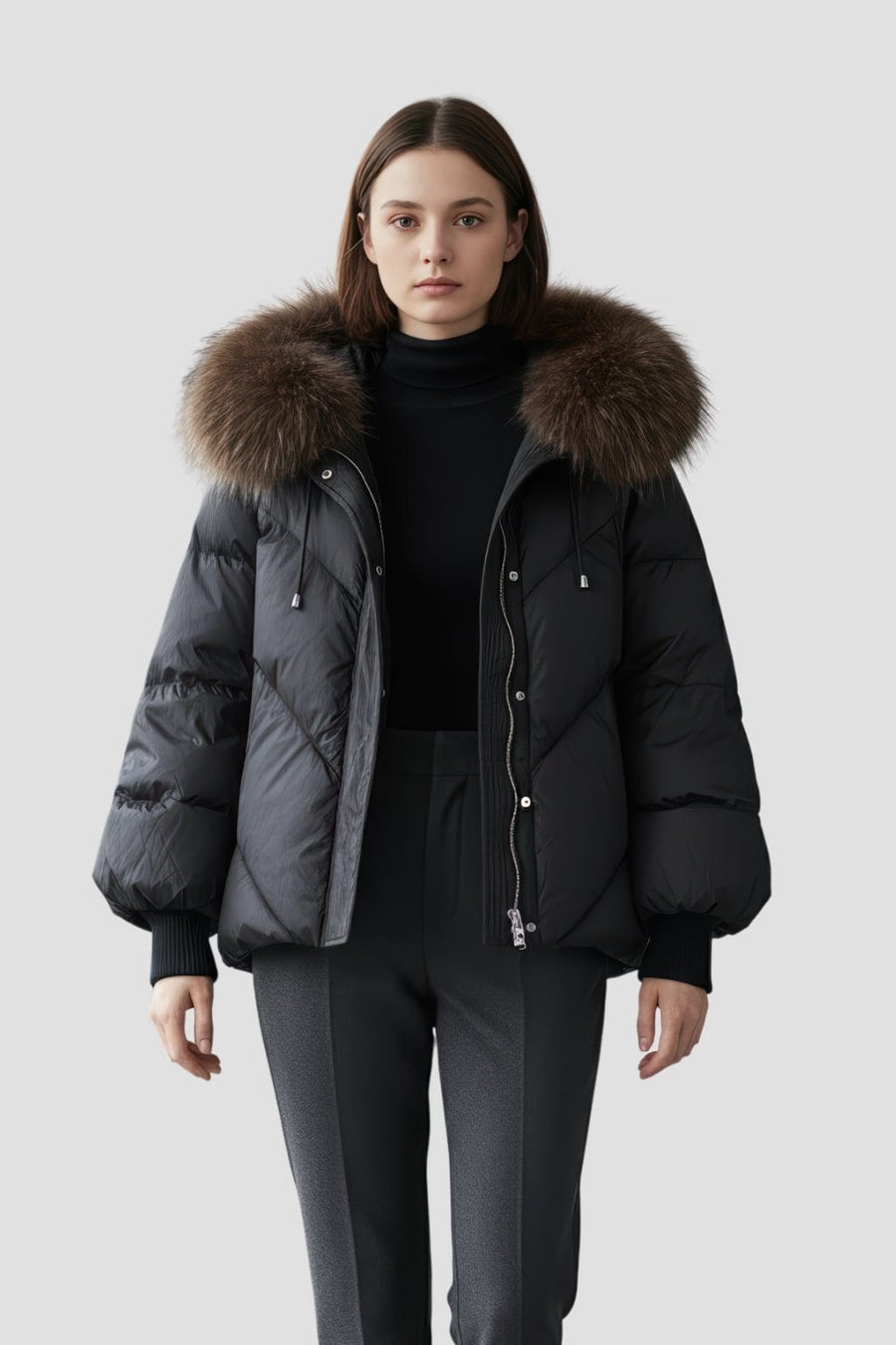 Parka fourrure femme raton laveur Héritage fourrure