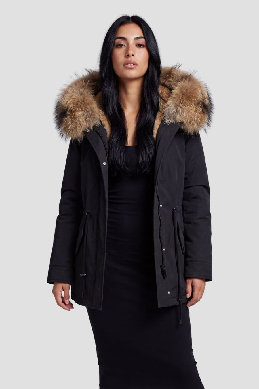 Parka fourrure femme raton laveur Héritage fourrure