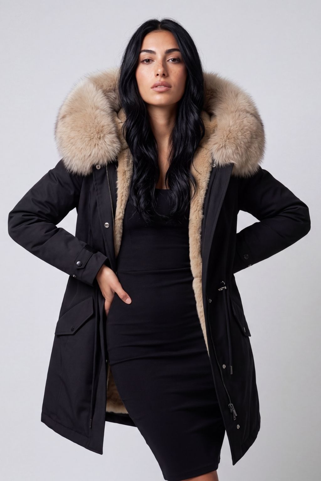 Parka fourrure femme renard Héritage fourrure