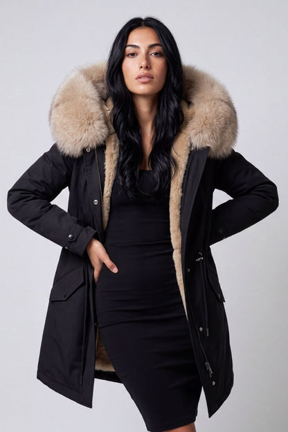 Parka fourrure femme renard Héritage fourrure