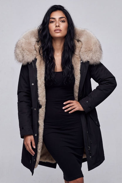 Parka fourrure femme renard Héritage fourrure