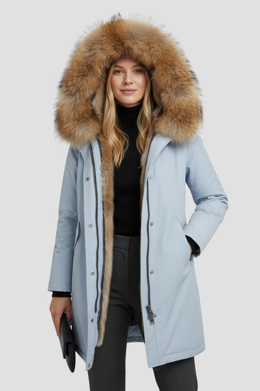 Parka fourrure femme ski Héritage fourrure