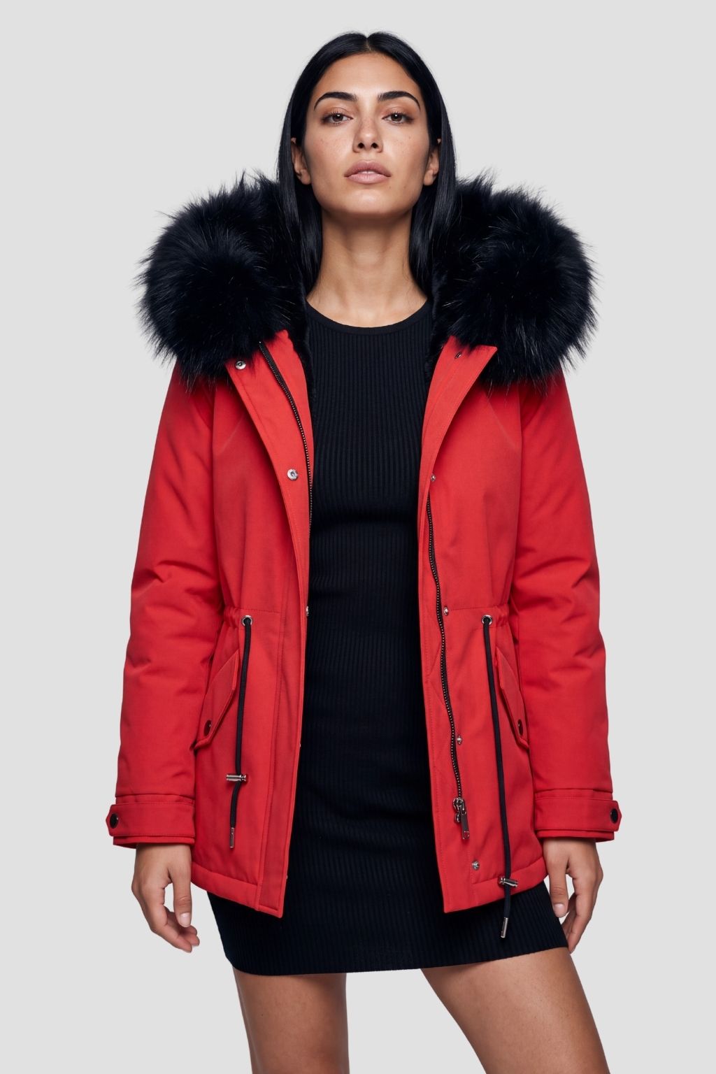 Parka fourrure femme ski Héritage fourrure