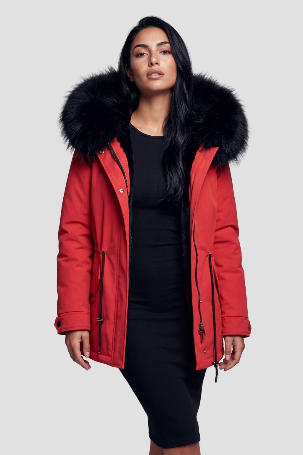 Parka fourrure femme ski Héritage fourrure