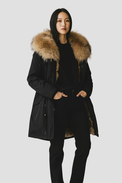 Parka imperméable en fourrure Héritage fourrure