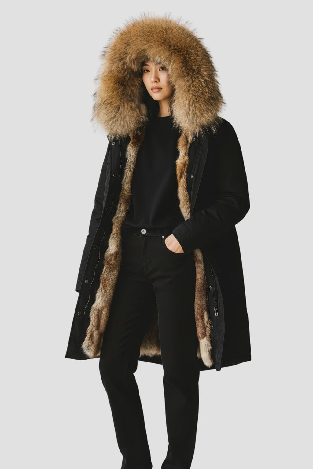 Parka imperméable en fourrure Héritage fourrure