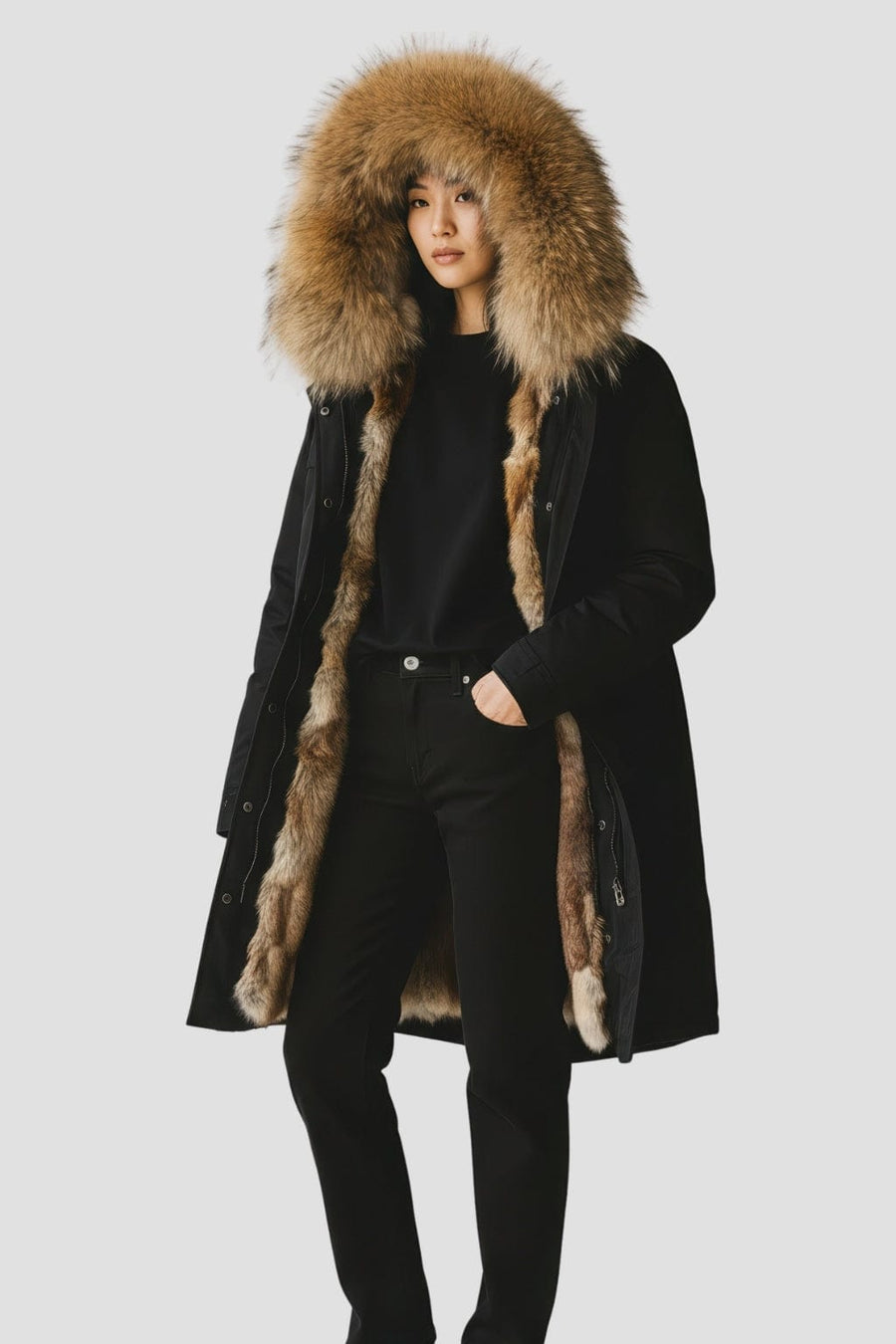 Parka imperméable en fourrure Héritage fourrure