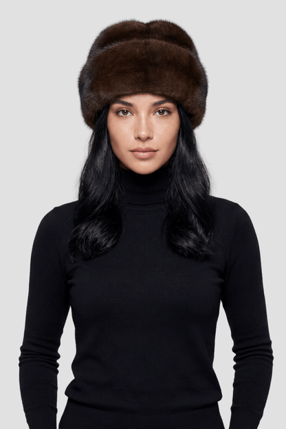 Toque en fourrure vison Héritage fourrure