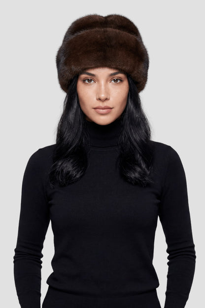 Toque en fourrure vison Héritage fourrure
