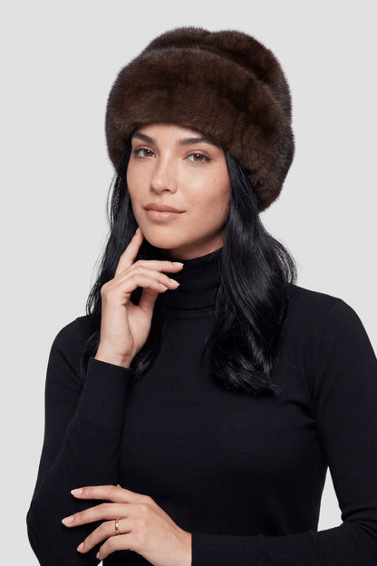 Toque en fourrure vison Héritage fourrure
