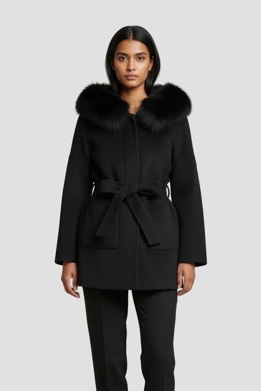 Veste cachemire fourrure femme Héritage fourrure