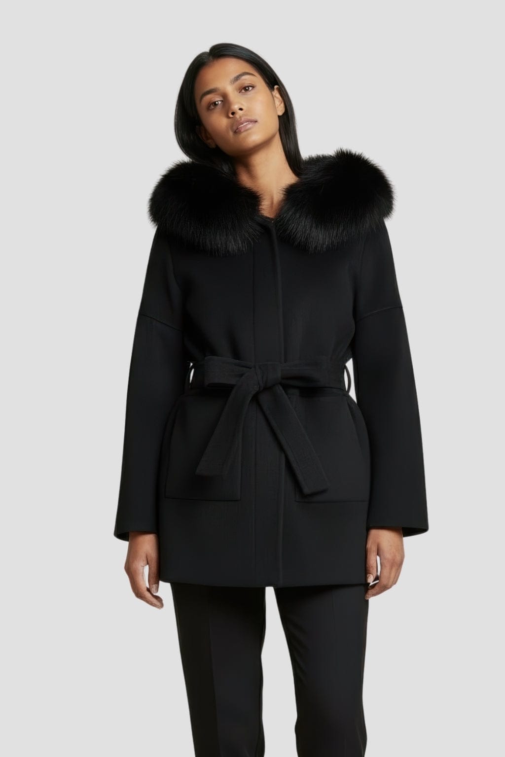 Veste cachemire fourrure femme Héritage fourrure