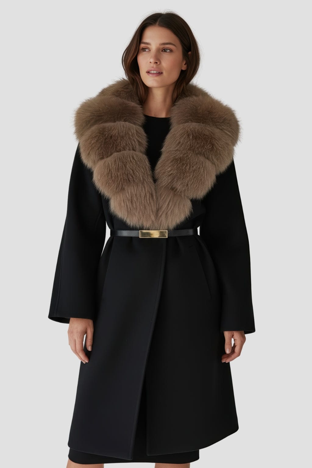 Veste col en fourrure Héritage fourrure