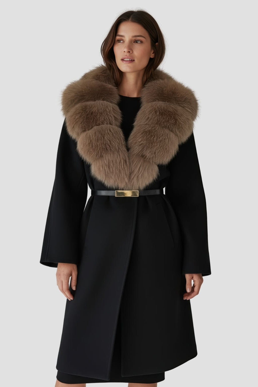 Veste col en fourrure Héritage fourrure