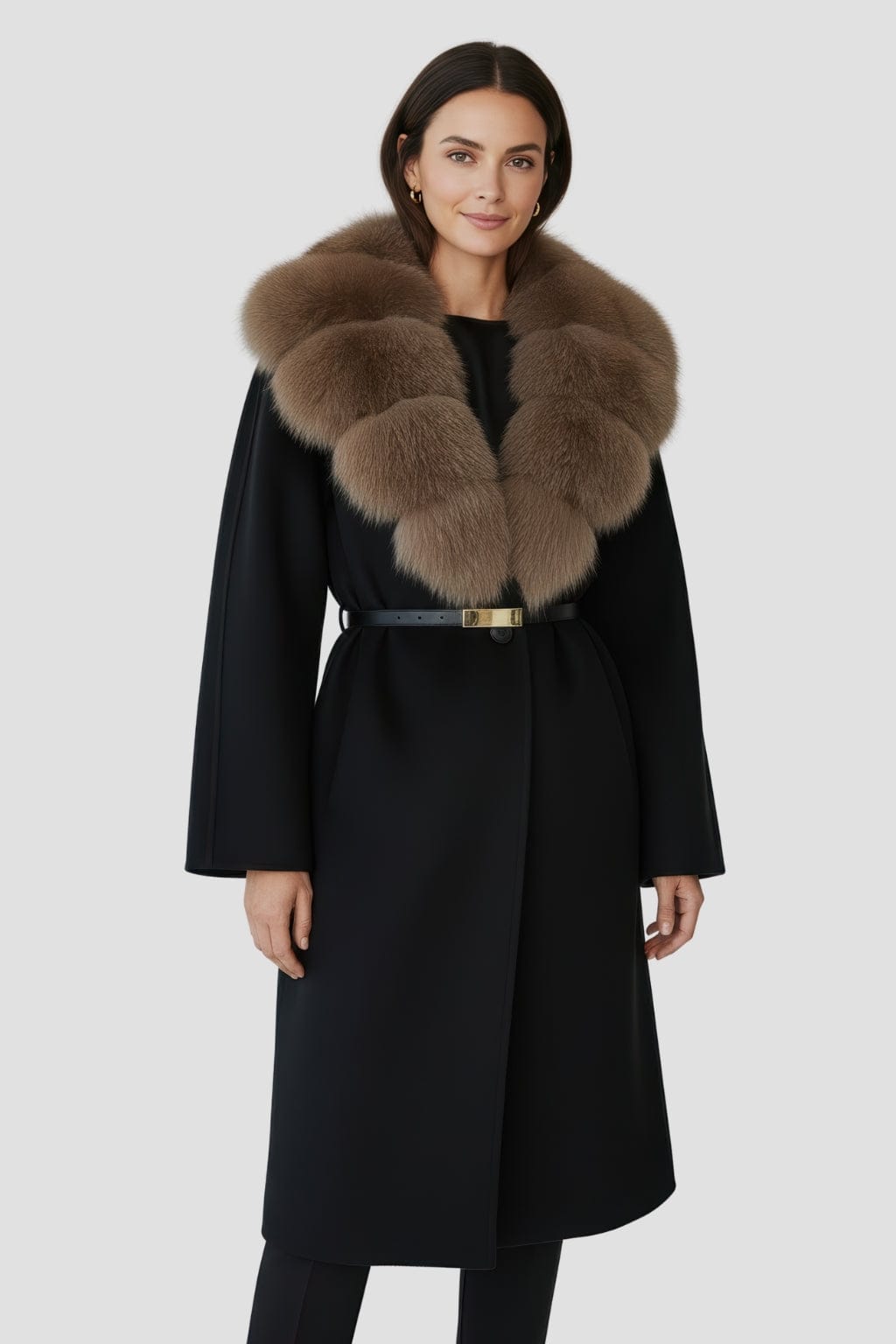 Veste col en fourrure Héritage fourrure