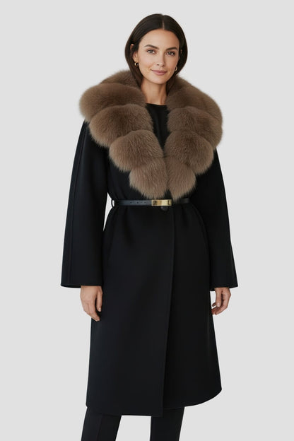 Veste col en fourrure Héritage fourrure