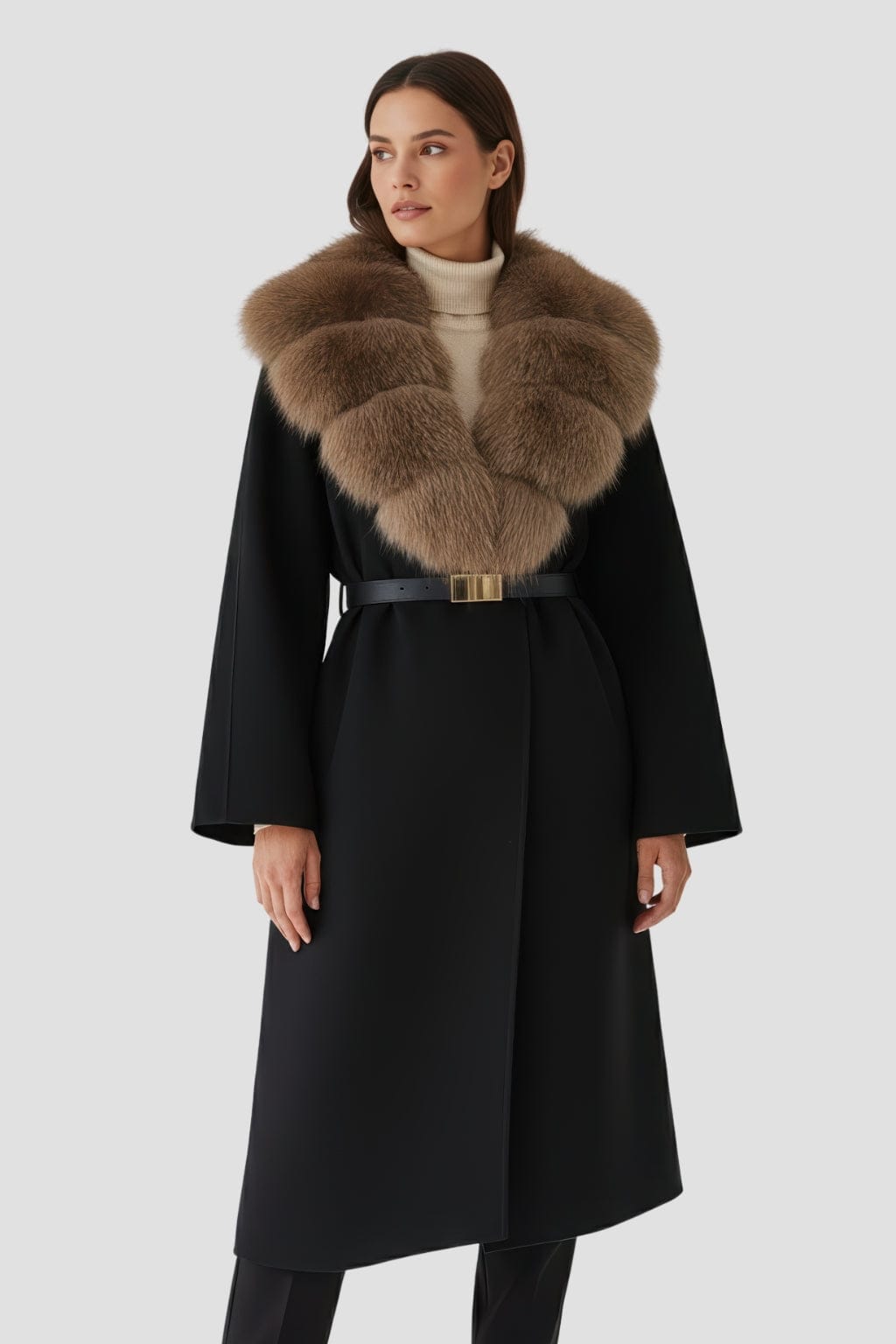 Veste col en fourrure Héritage fourrure