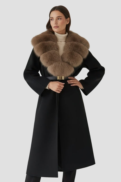 Veste col en fourrure Héritage fourrure