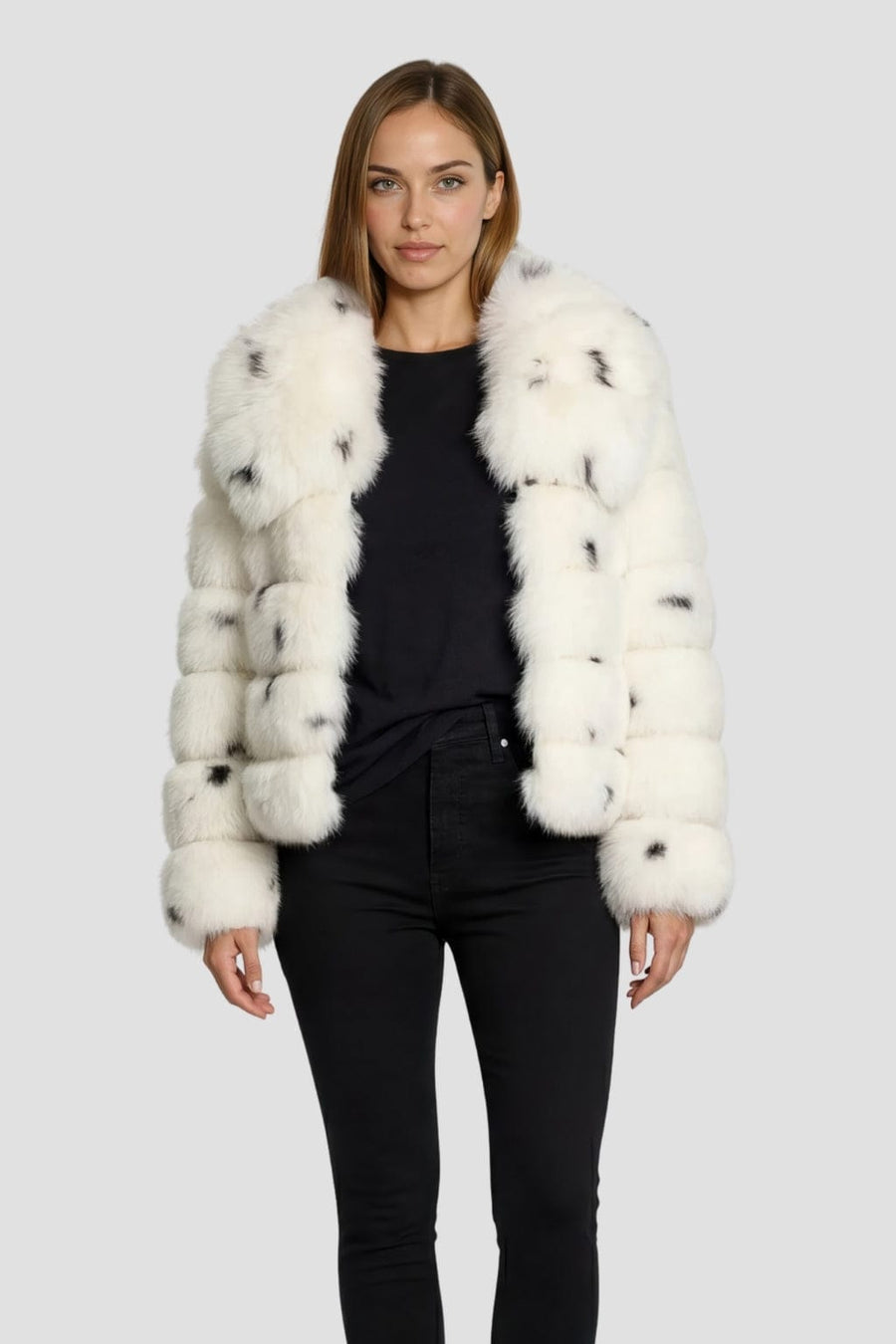 Veste col en fourrure Héritage fourrure