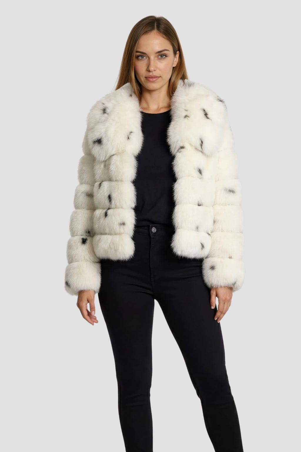 Veste col en fourrure Héritage fourrure