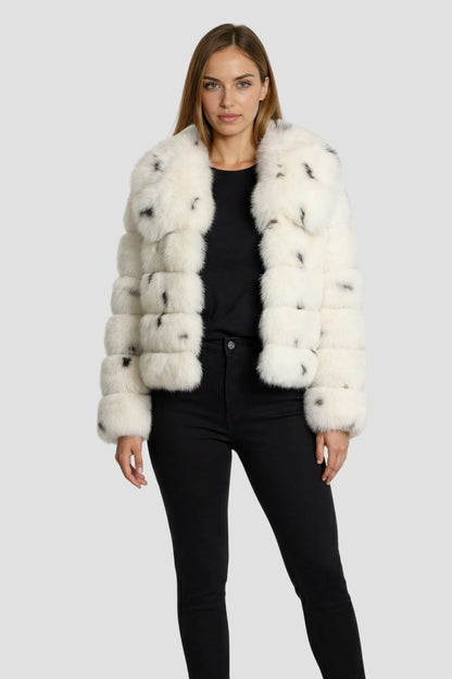 Veste col en fourrure Héritage fourrure