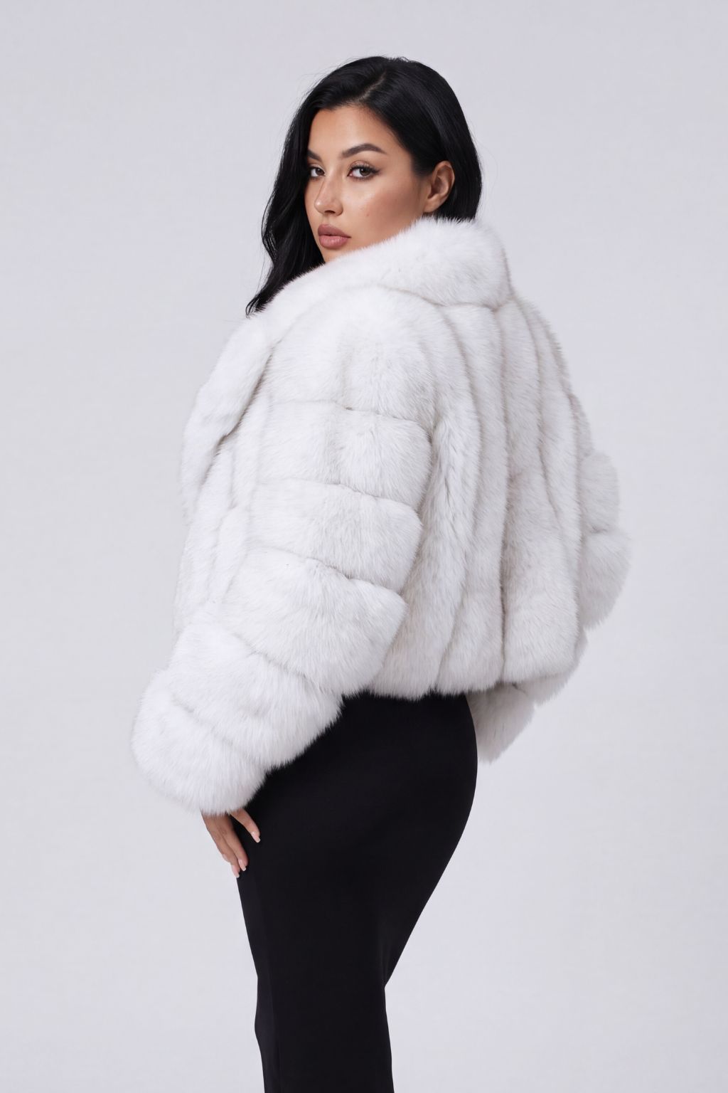 Veste col en fourrure Héritage fourrure