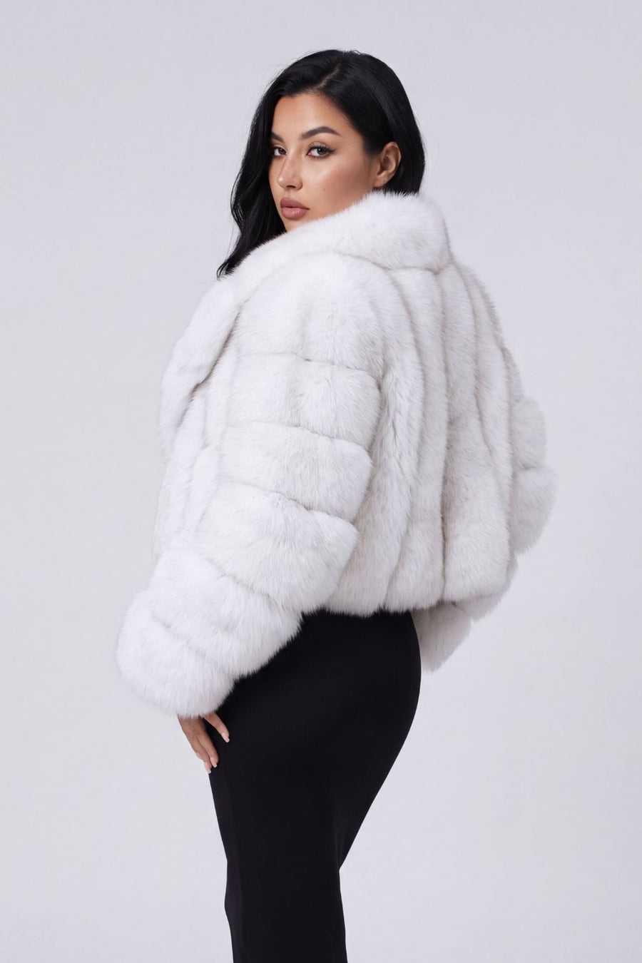 Veste col en fourrure Héritage fourrure