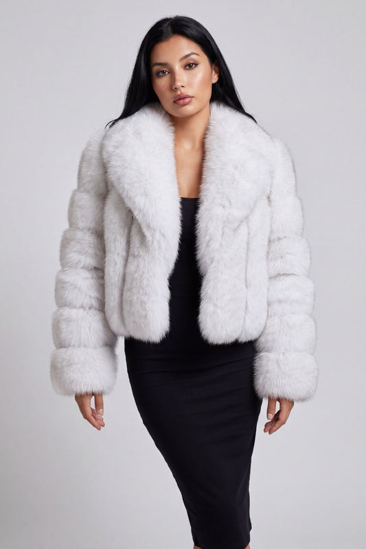 Veste col en fourrure Héritage fourrure