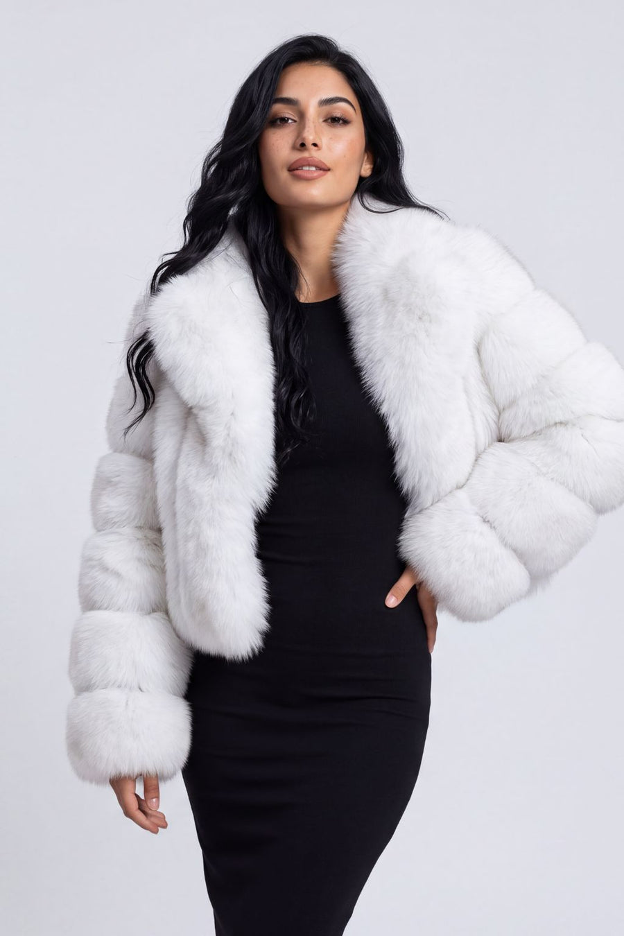 Veste col en fourrure Héritage fourrure