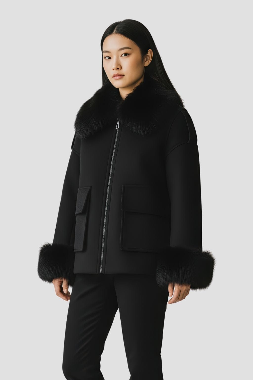 Veste courte en fourrure Héritage fourrure