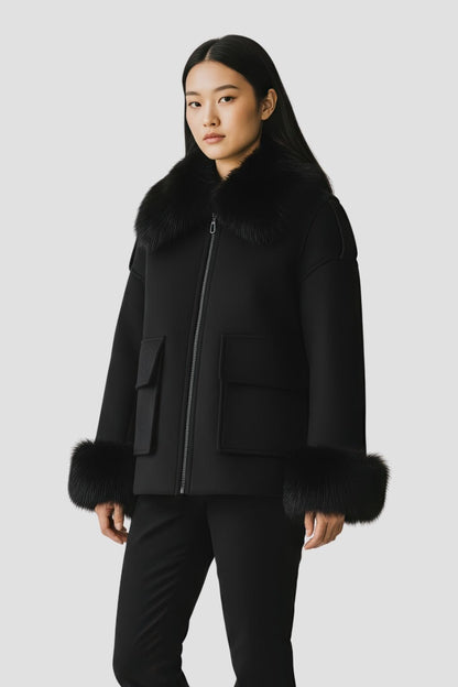 Veste courte en fourrure Héritage fourrure