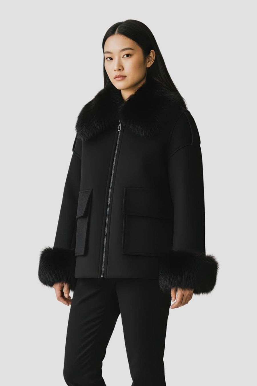 Veste courte en fourrure Héritage fourrure