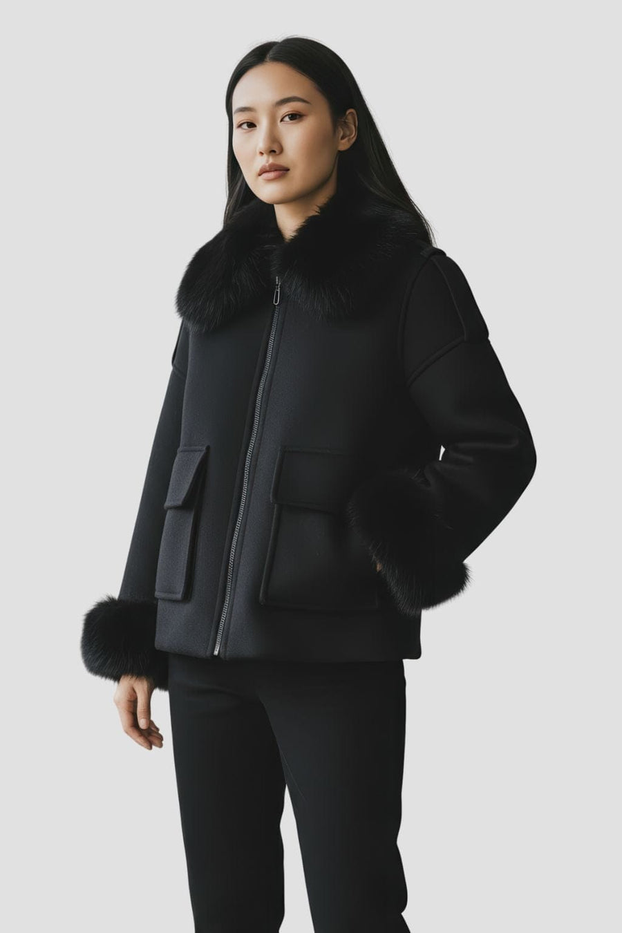 Veste courte en fourrure Héritage fourrure