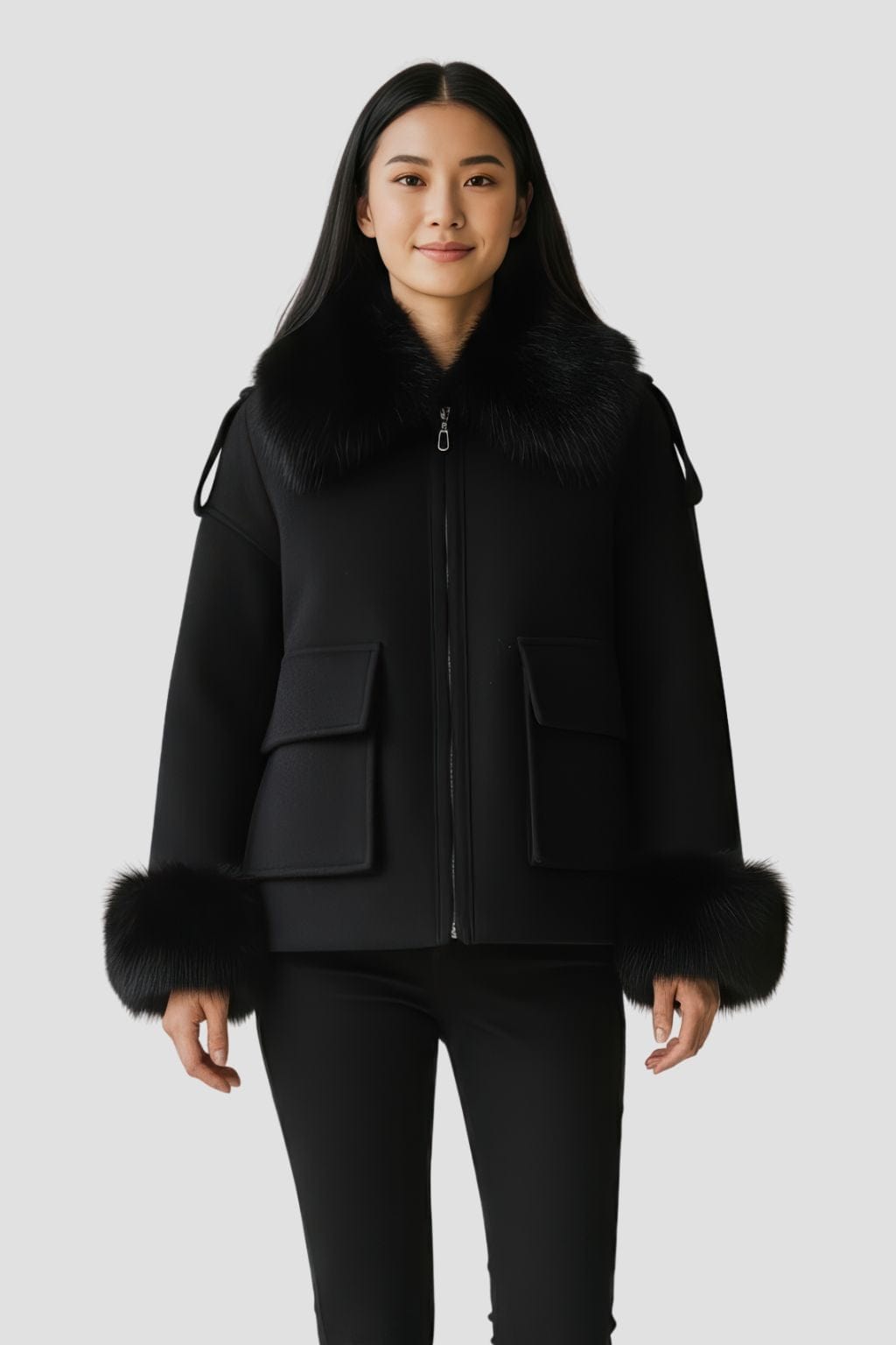 Veste courte en fourrure Héritage fourrure