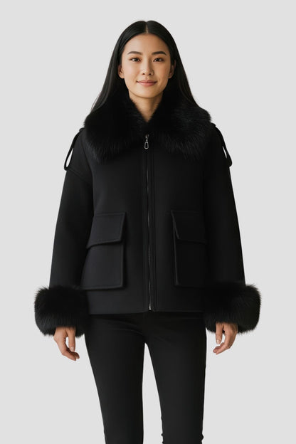 Veste courte en fourrure Héritage fourrure