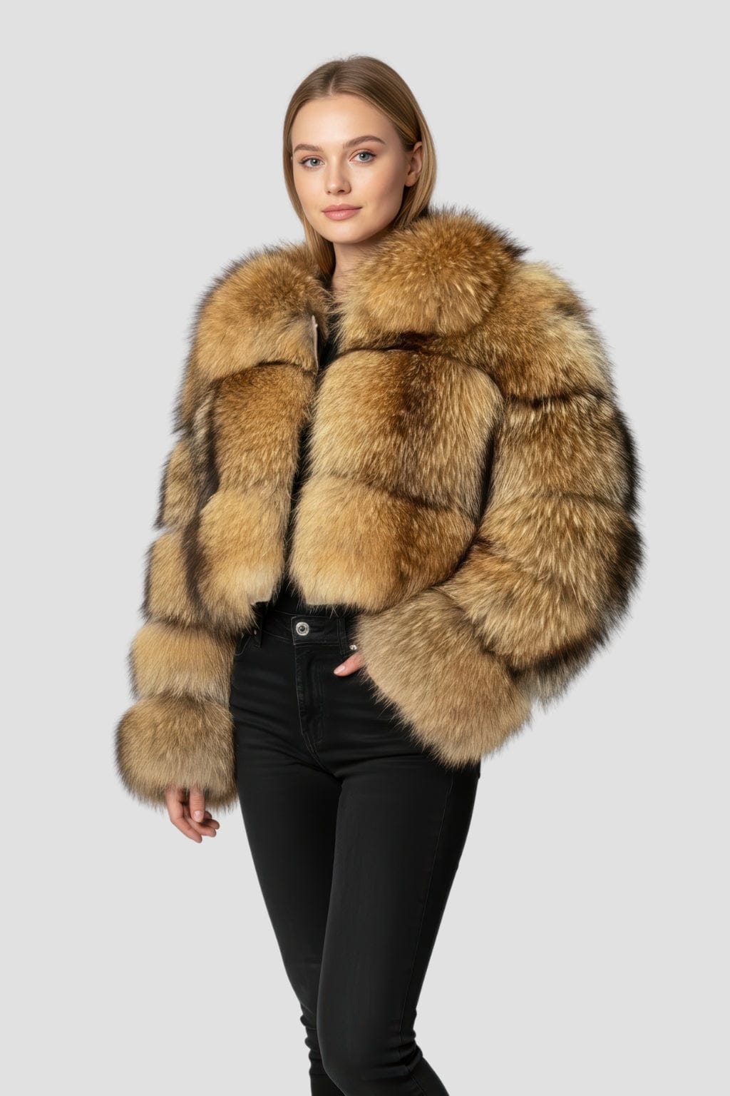Veste courte en fourrure Héritage fourrure