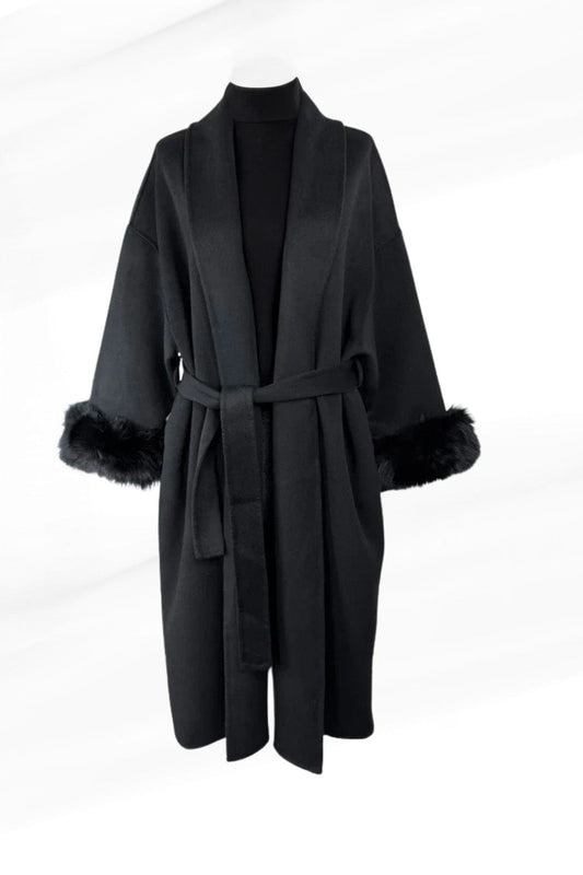 Veste en fourrure longue Héritage fourrure