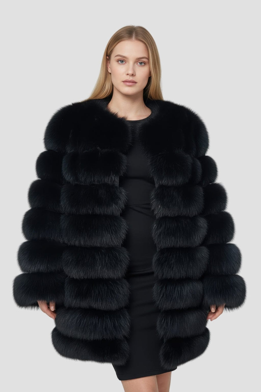 Veste en fourrure longue Héritage fourrure