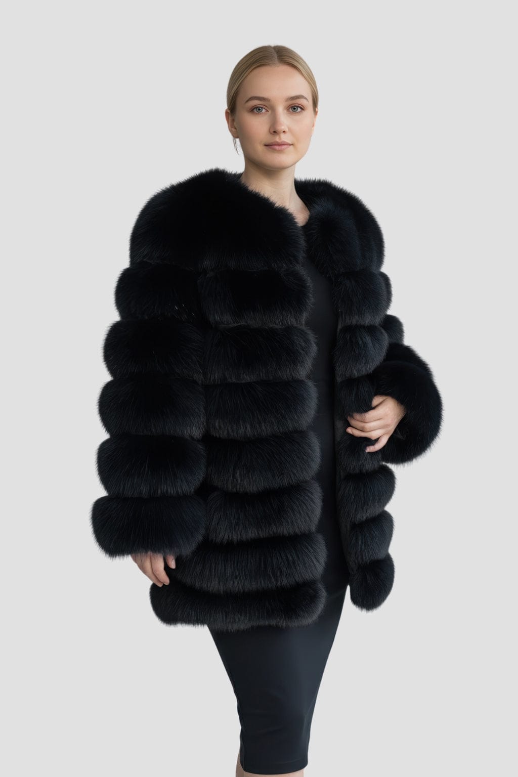 Veste en fourrure longue Héritage fourrure