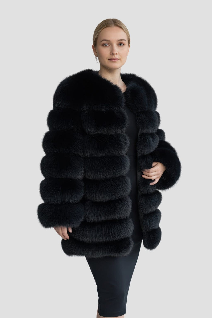 Veste en fourrure longue Héritage fourrure