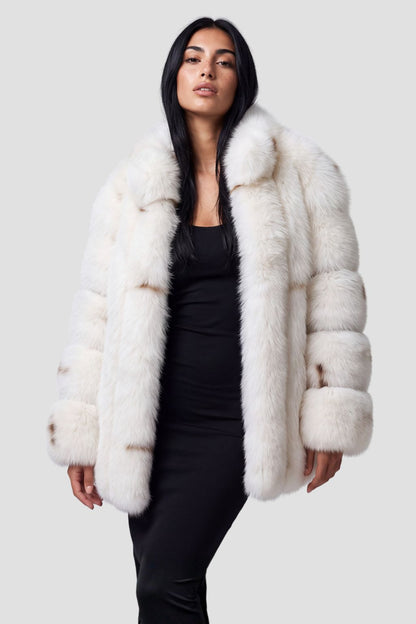 Veste en fourrure longue Héritage fourrure