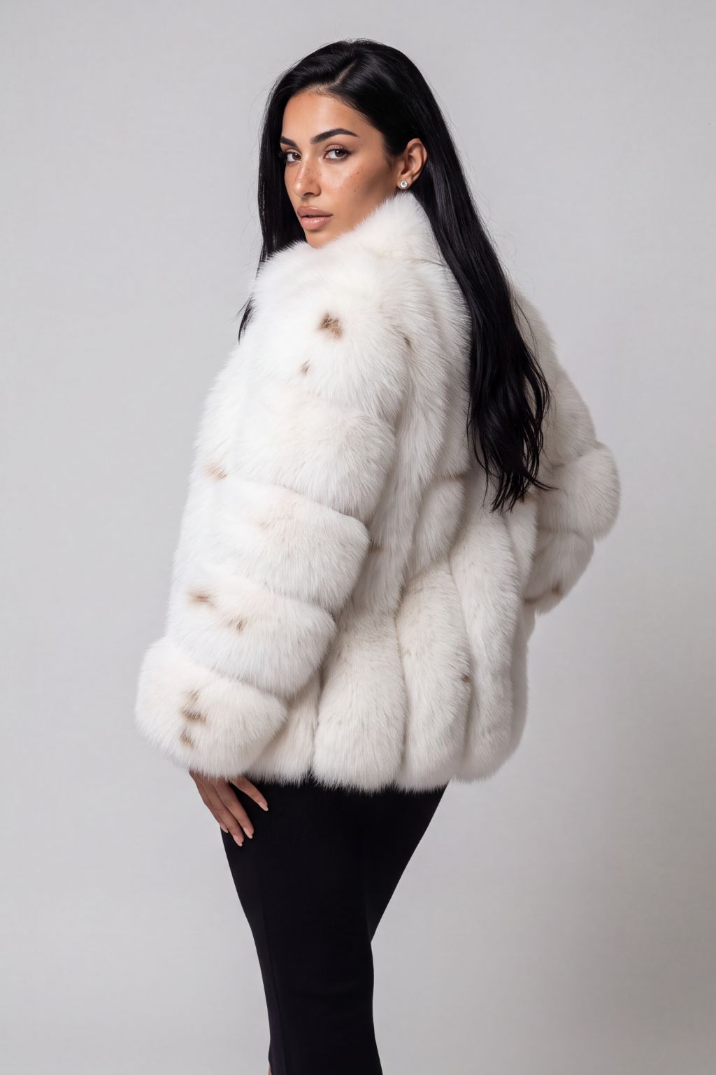 Veste en fourrure longue Héritage fourrure
