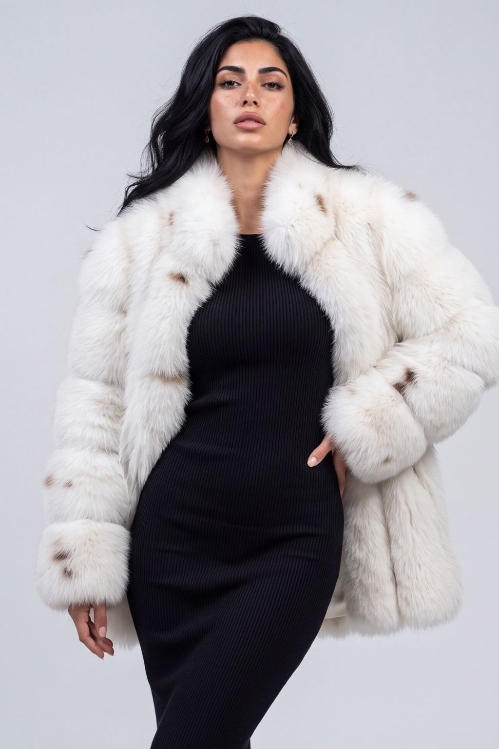 Veste en fourrure longue Héritage fourrure