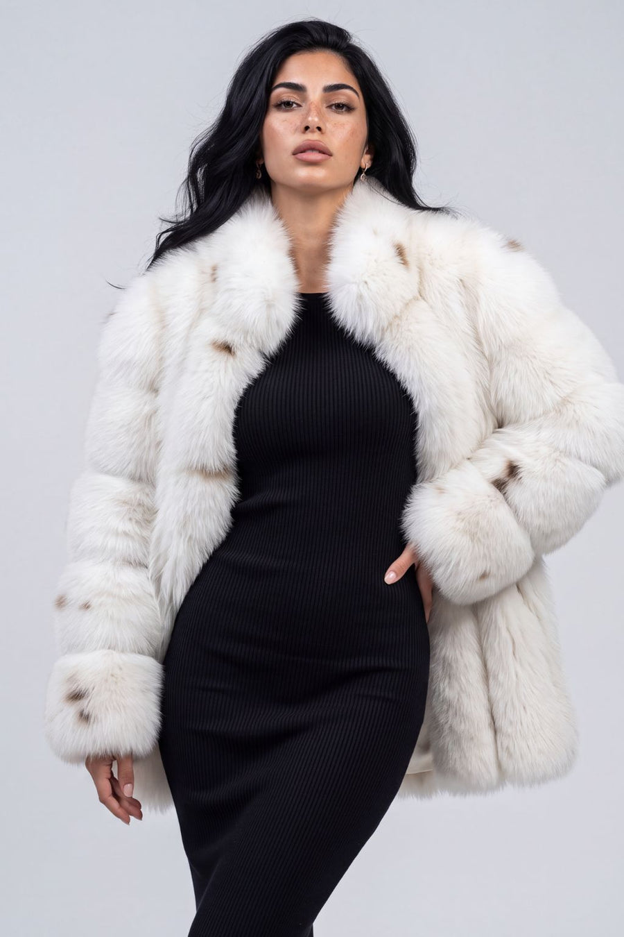 Veste en fourrure longue Héritage fourrure