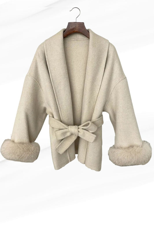 Veste en fourrure mi longue Héritage fourrure