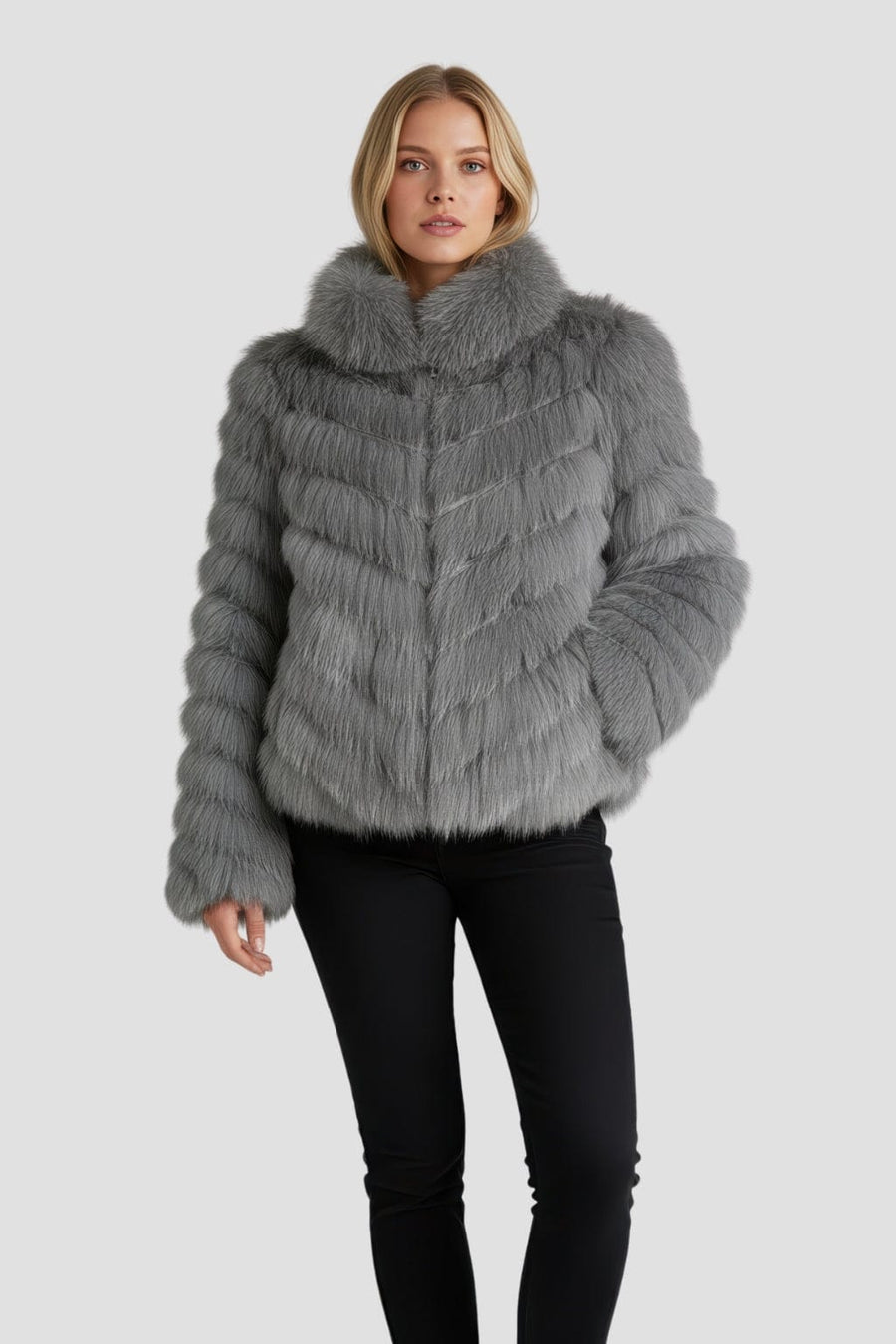 Veste en fourrure mi longue Héritage fourrure