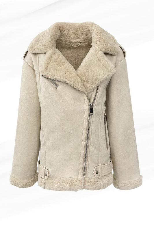 Veste fourrure daim femme Héritage fourrure