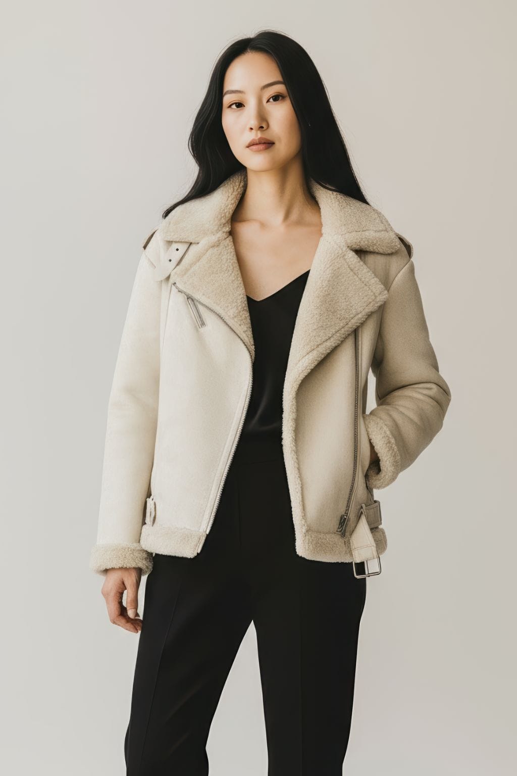 Veste fourrure daim femme Héritage fourrure