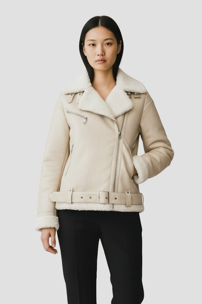 Veste fourrure daim femme Héritage fourrure