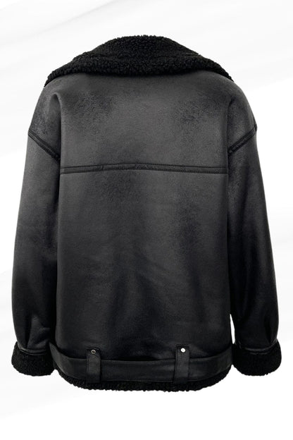 Veste fourrure femme aviateur Héritage fourrure
